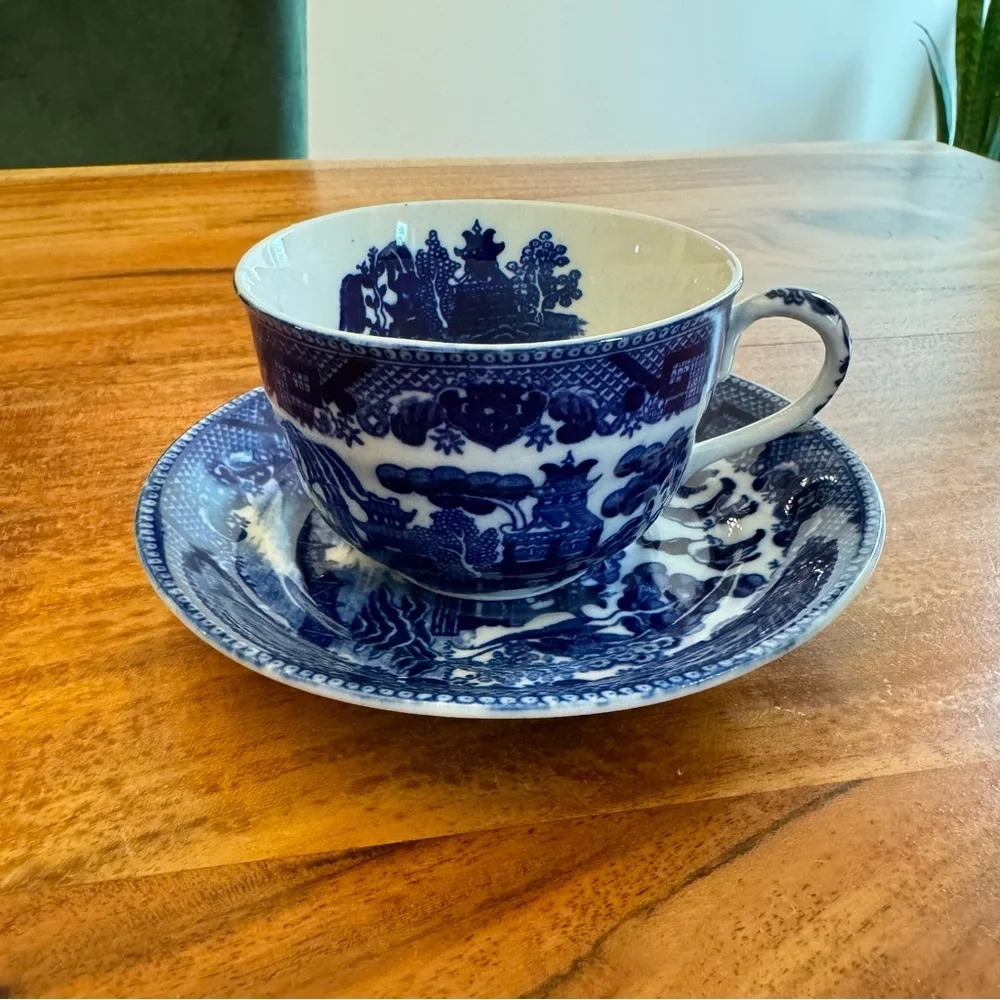 Rare Vintage Kakusa Made In Occupied Japan Porcelain Tea Cup